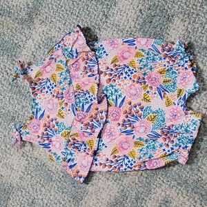 Nwt mudpie girls floral romper